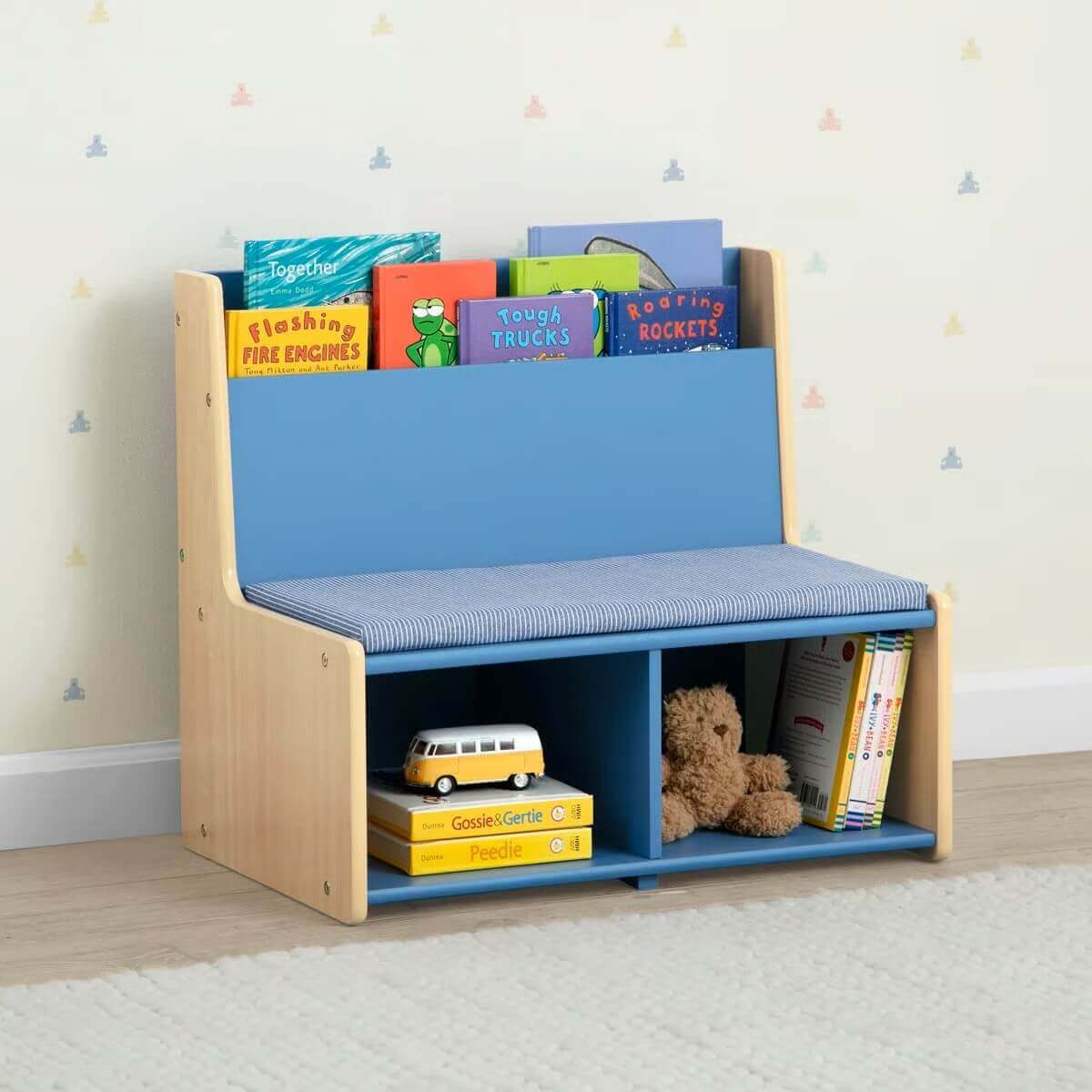 مقعد أطفال – كرسي اطفال مع رف كتب